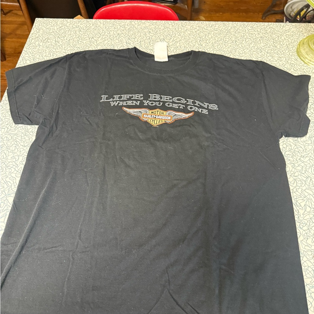 Harley-Davidson Black Tee with Logo